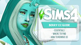 Must Have CC For Making Berry Sims 🌈  CC List [upl. by Ecertap]