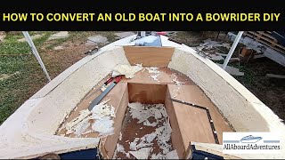 Boat conversion into Bowrider [upl. by Neelav]