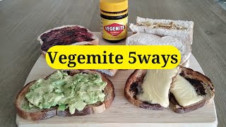 Vegemite 5 Ways  How to eat Vegemite [upl. by Olegna]