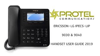 EricssonLG iPECSLIP 9030 amp 9040 Handset User Guide 2019 [upl. by Oconnor530]