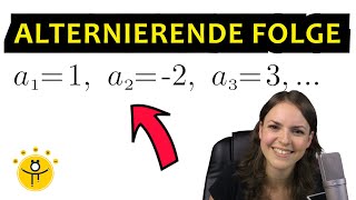 Alternierende FOLGE – explizite Formel aufstellen Beispiel [upl. by Yurik]