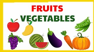 Fruits and vegetables  Vegetables names  Fruits name  Vegetables and fruits Vegetables for kids [upl. by Telracs]