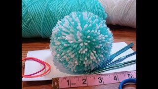 4inch pompom using folded paper [upl. by Coumas]