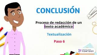 REDACCIÓN DE TEXTOS ACADÉMICOS  621  LA CONCLUSIÓN [upl. by Lody621]