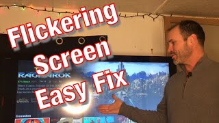 How To Fix a Flickering Screen 📺 on a Sony Bravia LCD TV [upl. by Eirellam]