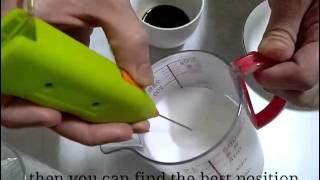 How To Make Latte Art with Mini Milk Frother [upl. by Bowers]