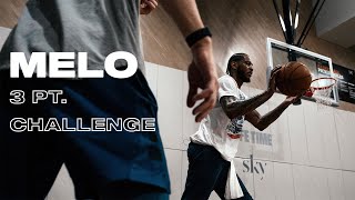 Carmelo Anthony vs Alex Bazzell  Shooting Challenge [upl. by Addy441]