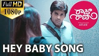 Raja Rani Video Songs  Hey Baby  Aarya Nayanthara [upl. by Ahsiekal]