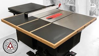 Outfeed Table for a SawStop Cabinet Saw  Plans [upl. by Phelgen]