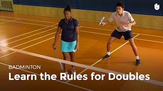 Doubles Rules  Badminton [upl. by Staci520]