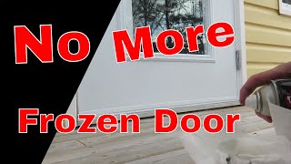 How to Keep Doors from Freezing Shut  Car and House Doors [upl. by Ayeka]