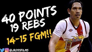 June Mar Fajardo Full Highlights vs Northport 3102019  40 PTS 19 REBS 1415 FGM [upl. by Rus]