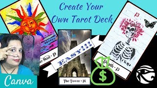 Create Your Own Tarot Deck With Canva [upl. by Ahsaetal478]