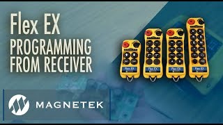 How to Program Magneteks Flex EX Series Transmitter from a Receiver [upl. by Hylan]