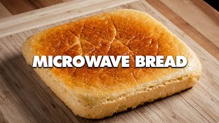 NoKnead Microwave Bread  5Minute Microwave Food Hack [upl. by Teuton]