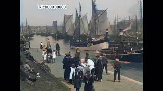 Het Scheveningse Vissersleven in 1925 in kleur Life in the Scheveningen Fishing village in 1925 [upl. by Tracee953]