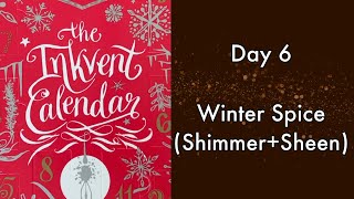 🎁 Diamine Inkvent 6  Winter Spice 🎁 [upl. by Nnyluqcaj]