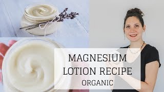 Magnesium Lotion Recipe  Bumblebee Apothecary [upl. by Harlow]