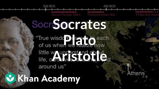 Socrates Plato Aristotle  World History  Khan Academy [upl. by Nylarat]