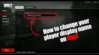 How to Change Your Player Display Name on DayZ  Read Description for quick instructions [upl. by Fauman]