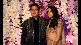 Akash Ambani Shloka Mehtas starstudded wedding reception [upl. by Brookhouse373]