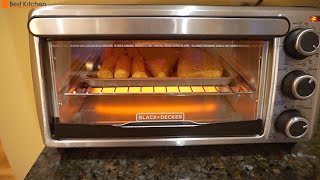 Black amp Decker 4Slice Toaster Oven Review [upl. by Ybloc]