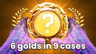 I Unboxed 6 Golds in 9 Cases [upl. by Ennairak]