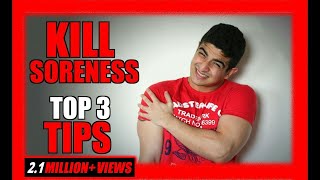 Top 3 Methods To Reduce MUSCLE SORENESS After Workout  BeerBiceps Gym Tips [upl. by Attemaj]