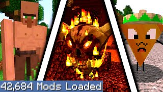 Minecraft but I downloaded every single mod again 6 [upl. by Obadias]