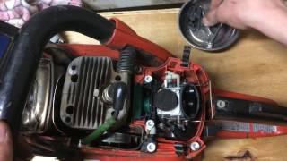 DOLMAR Chainsaw Carburetor Cleaning [upl. by Ikin]