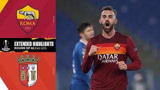 Roma vs Braga Extended Highlights  UCL on CBS Sports [upl. by Ydnih]