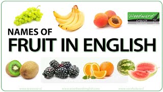 Fruit in English  Learn English Vocabulary about Fruit with Pictures [upl. by Rosemare]