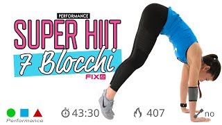 Performance HIIT Workout Brucia Grassi Ad Elevata Sollecitazione Muscolare [upl. by Fonda614]