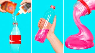 Super Fast Slime Recipe DIY 30 SECONDS Bottle Slime [upl. by Anirbak]