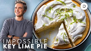 The EASIEST Pie  Key Lime Impossible Pie [upl. by Boyes]