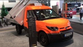 StreetScooter Work  Dump Truck 2016 In detail review walkaround Exterior [upl. by Cullie]