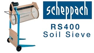 Scheppach RS400 Rotary Sieve Sifter Overview [upl. by Alberik198]