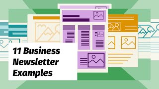 11 Business Newsletter Examples [upl. by Marrissa]