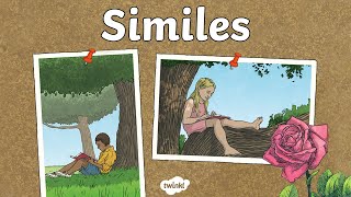 What Is A Simile  Similes For Kids KS2 [upl. by Garlan]