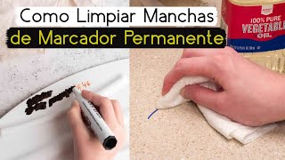 Cómo limpiar manchas de marcador permanente [upl. by Atok]