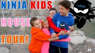 Ninja Kids tv House Tour First time ever [upl. by Claresta]