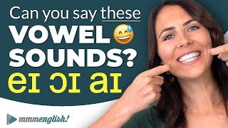 Pronunciation Practice 👄 Difficult Vowel Sounds DIPHTHONGS [upl. by Foscalina]