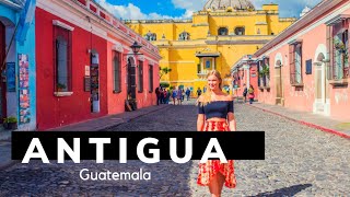 ANTIGUA  Beautiful UNESCO city in Guatemala [upl. by Nonac974]