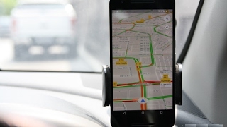 Driving with help of Google Map app GPS [upl. by Rahal]