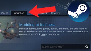 How To Access Workshop On Steam tutorial [upl. by Harbed554]