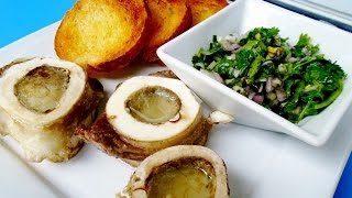 How to Make Roasted Bone Marrow  SO EASY TO DO [upl. by Nogas670]