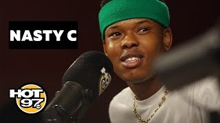 Nasty C Talks Hip Hop In South Africa Gets A Bad Haircut In NYC amp Freestyles [upl. by Lunette]