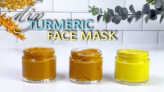 DIY Turmeric Brightening Face Mask  Full Formula amp Measurements [upl. by Aneelas]