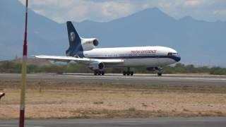 Lockheed Tristar L1011 N910TE Landing [upl. by Amluz327]