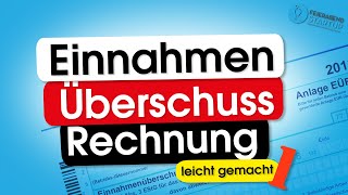 Einnahmen Ueberschuss Rechnung  leicht gemacht Teil 1 [upl. by Peck]